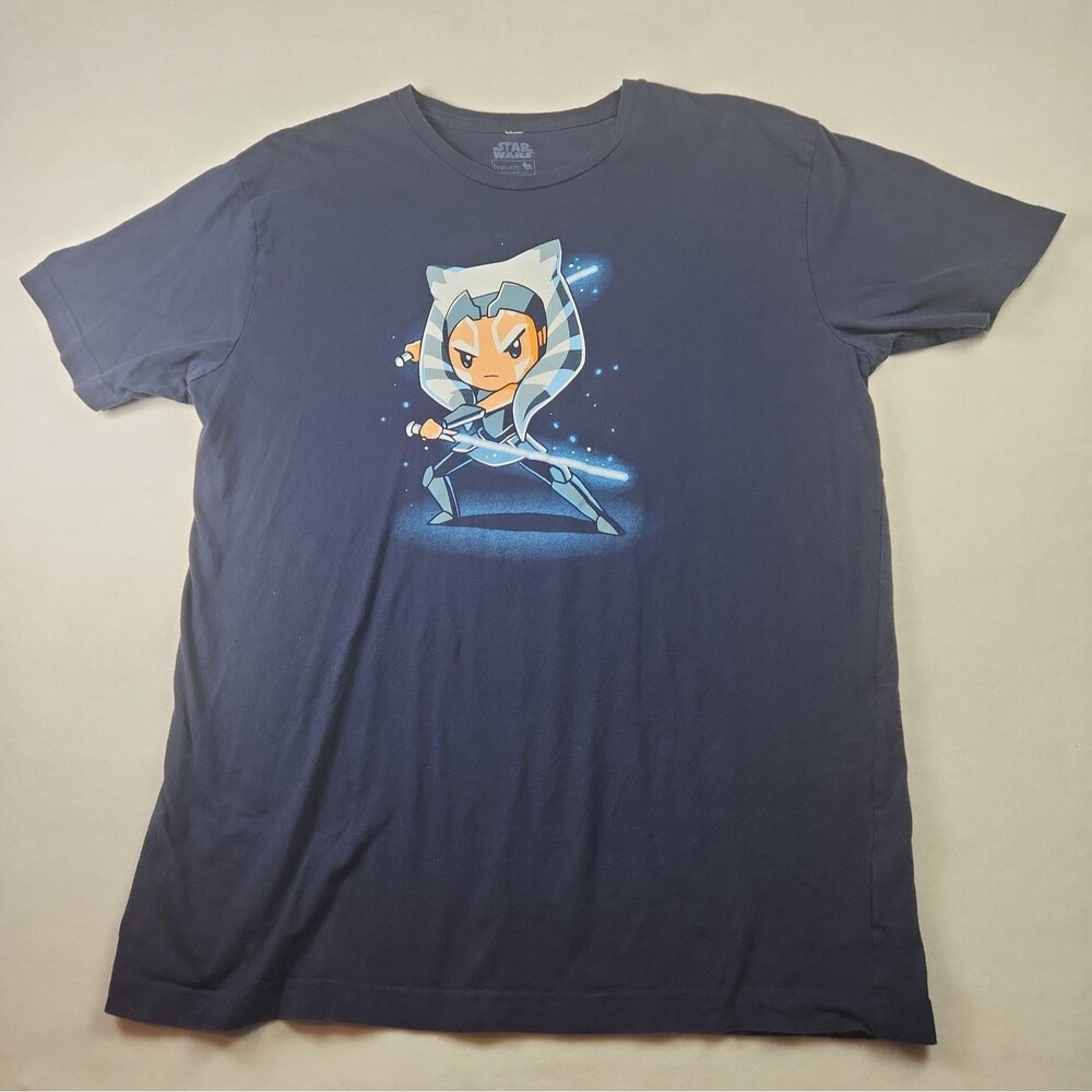 Star Wars Ahsoka Tano Chibi Style The Clone Wars Tshirt Tee Turtle XL